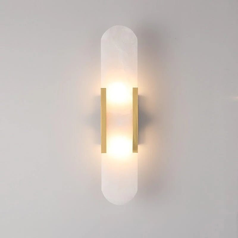 Svart och Guld LED Vägglampa – Modern Elegans och Chic Design 