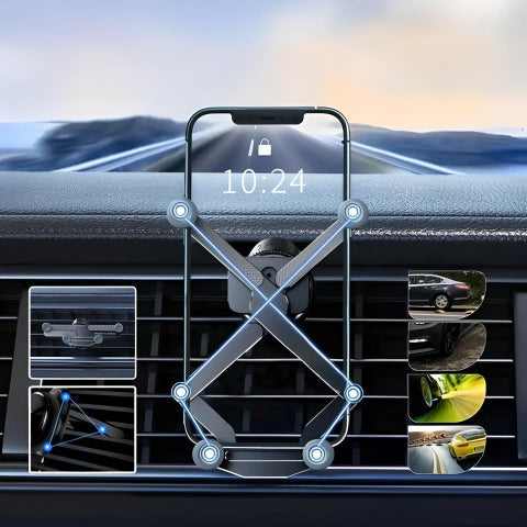Suporte de Telefone para Carro – Manutenção Estável e Segura 