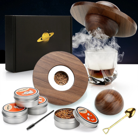 Räucher-Set für Cocktails — Beeindruckender visueller Effekt 