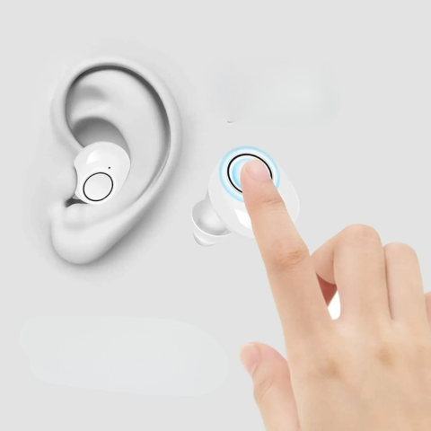Aparelho auditivo Bluetooth com aplicação - Som de alta definição e total discrição