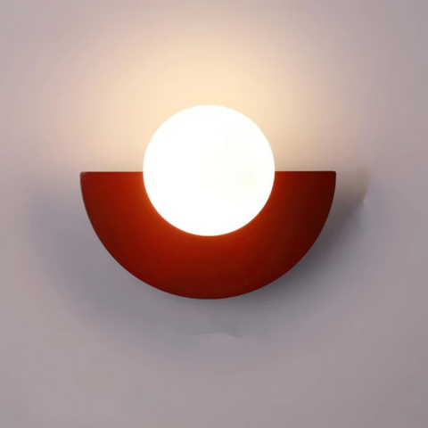Moderne Wandlamp – Halve Cirkel Vorm En Zachte Verlichting 