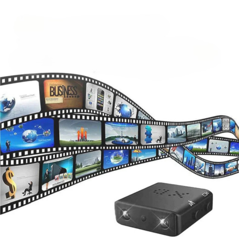 ミニHDカメラ – 高解像度で動画と音声をキャプチャ 