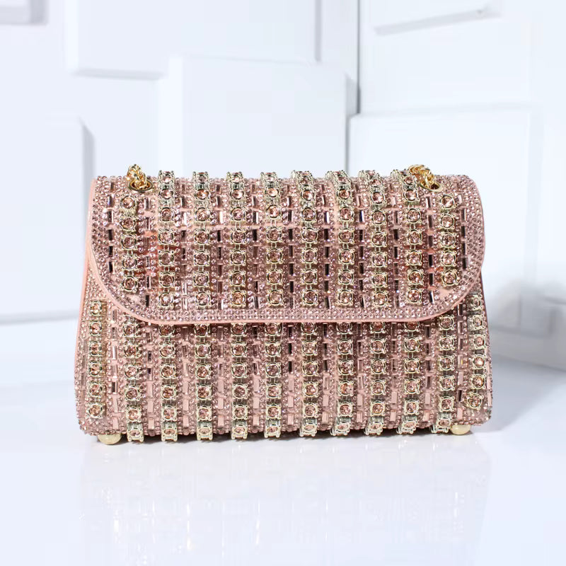 Ida | Clutch mit Strassverzierung — Glänzende Eleganz für Ihre Ausgänge 