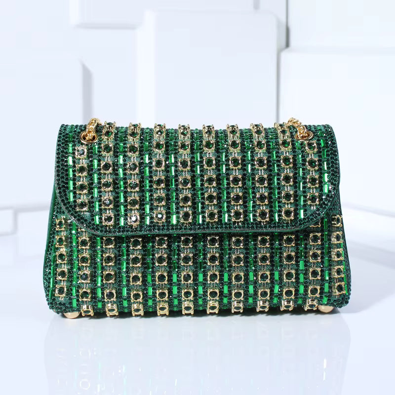 Ida | Clutch mit Strassverzierung — Glänzende Eleganz für Ihre Ausgänge 