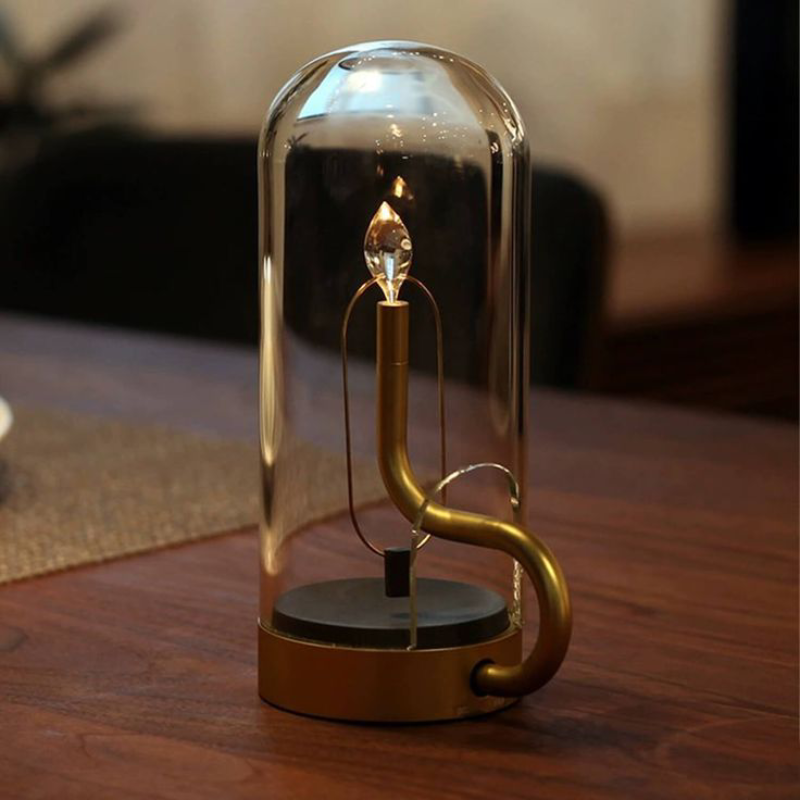 Bordslampa — Varmt Ljus Flammeffekt 