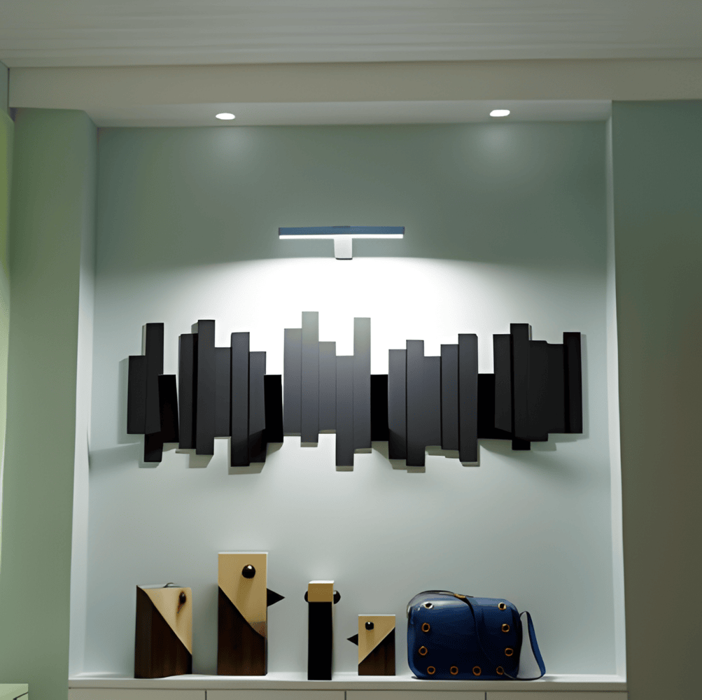 Bezprzewodowa lampa ścienna LED ładowana przez USB - pełny obrót i wygodne ładowanie