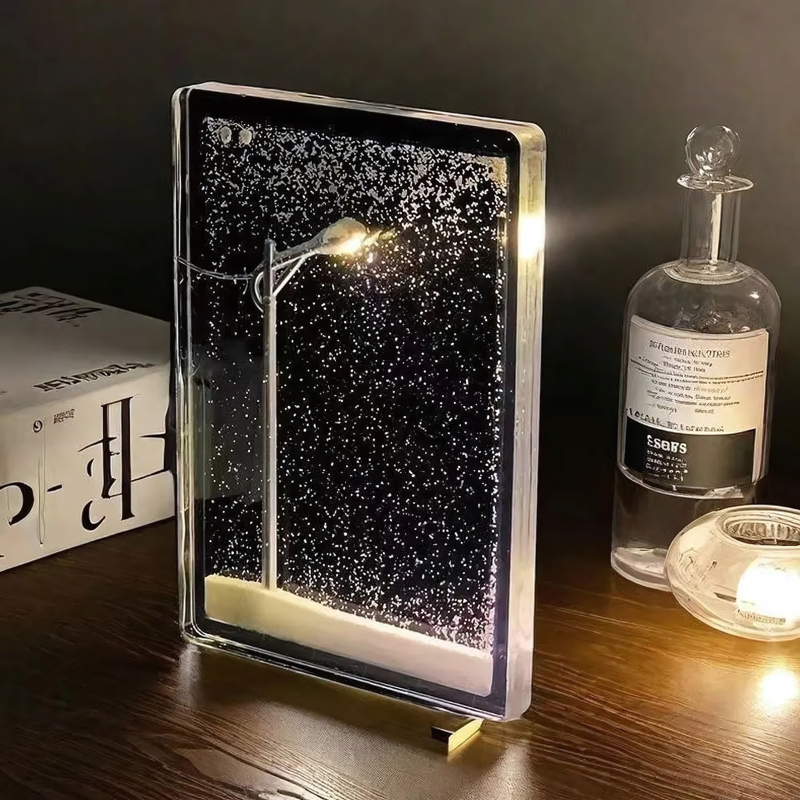 Lampe med fall-effekt – Magisk og lysende atmosfære 