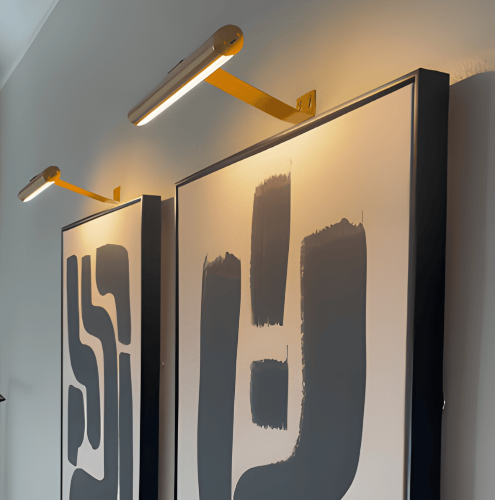 Bezprzewodowa lampa ścienna LED ładowana przez USB - pełny obrót i wygodne ładowanie