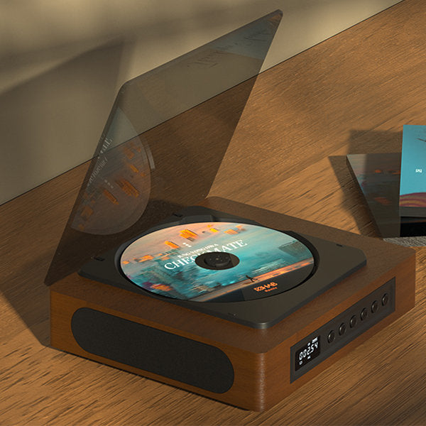 Bluetooth retro-cd-afspiller med Type-C-port - overlegen tilslutningsmulighed og lydkvalitet