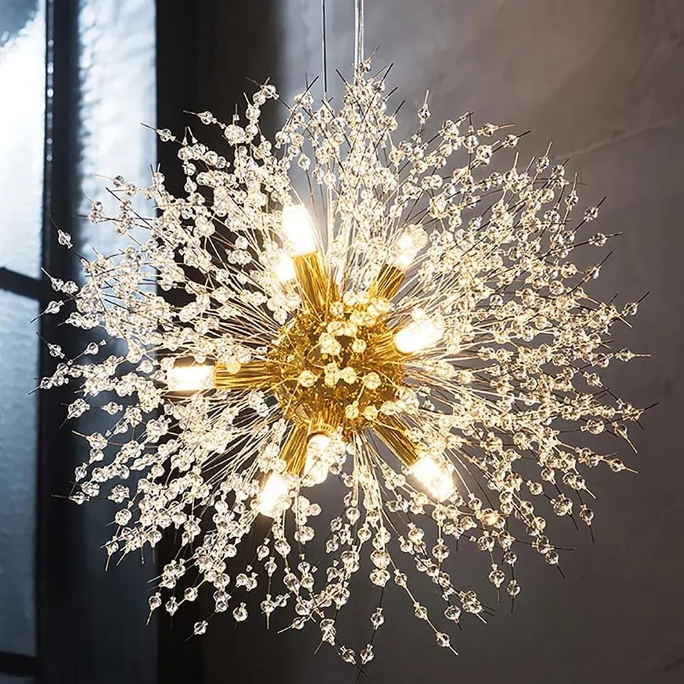 Křišťálový závěsný lustr – Nadčasová elegance a lesk 