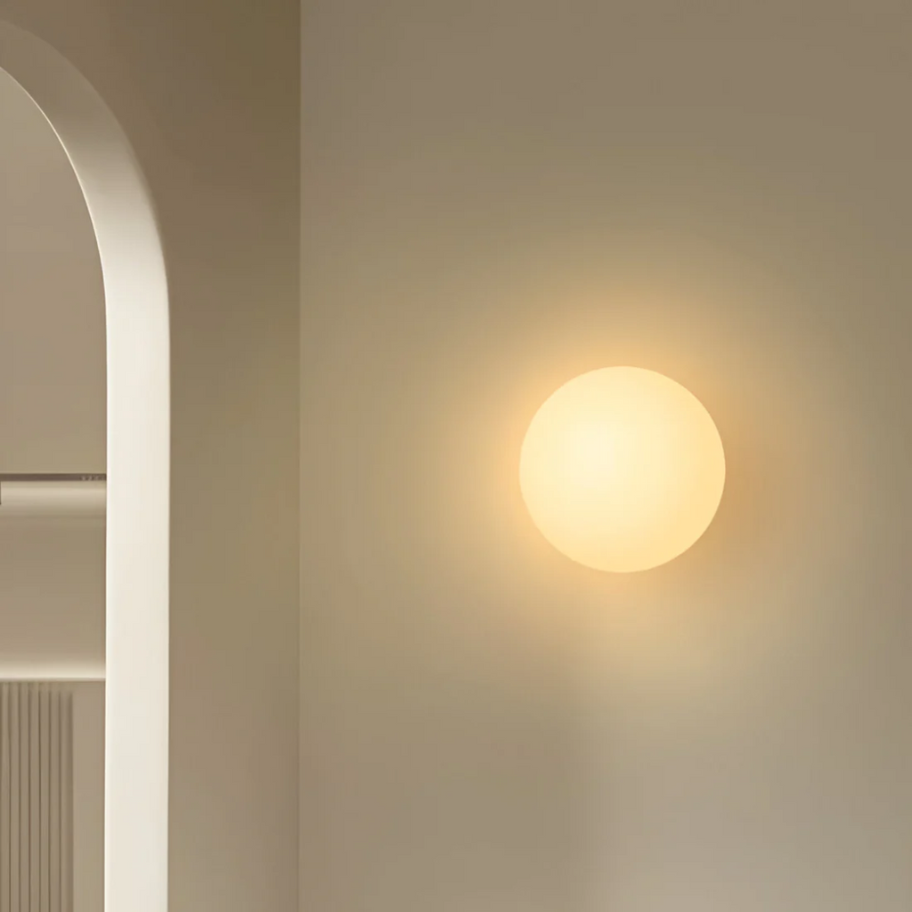 Aplique de Pared de Vidrio – Elegancia y Luz Sutil 