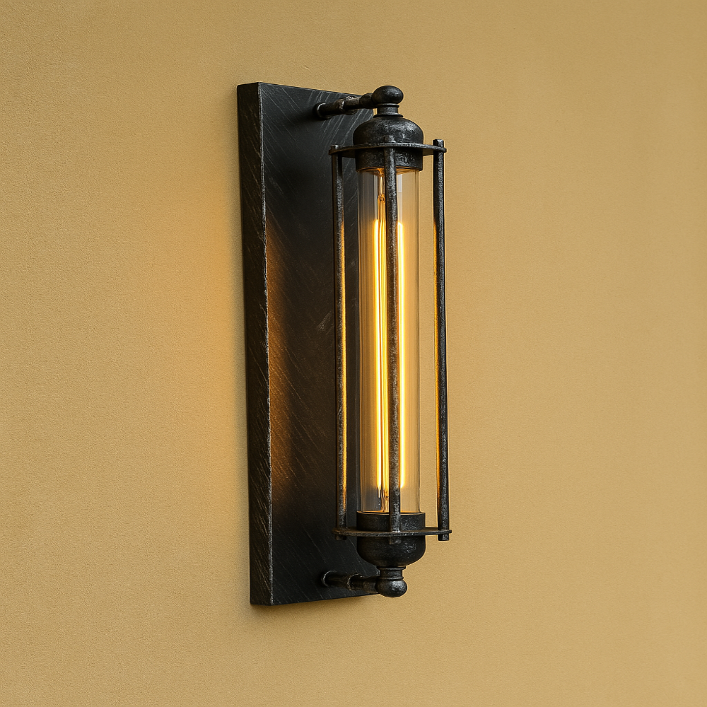 Vintage LED nástěnné svítidlo – Retro kouzlo a moderní osvětlení 