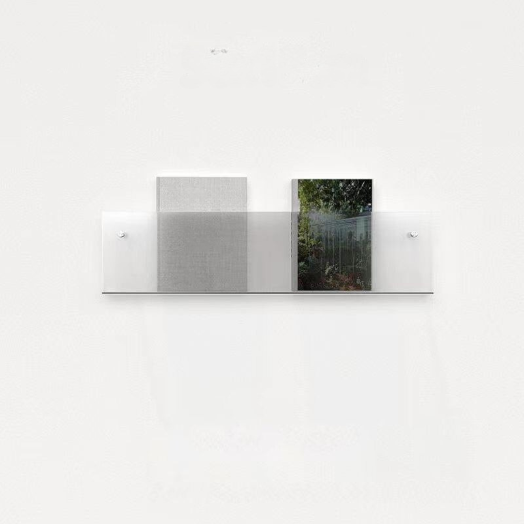 Wandregal Zeitungsständer Transparent – Chic und modernes Design 