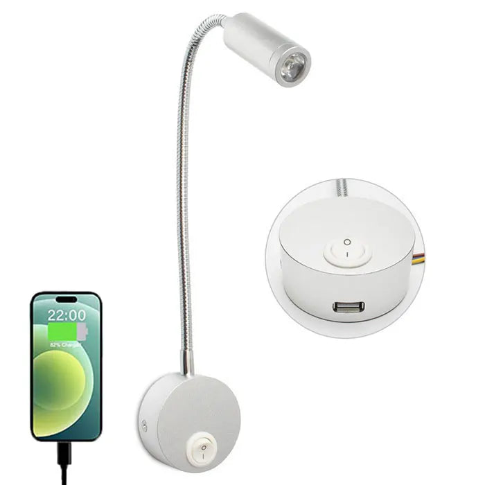 Elastyczna lampa ścienna LED - mobilność, elegancja i ukierunkowane światło