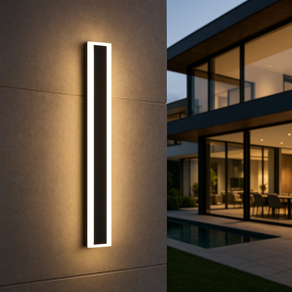 Aplique de Parede Exterior Moderna – Ideal Para Jardim Ou Fachada 
