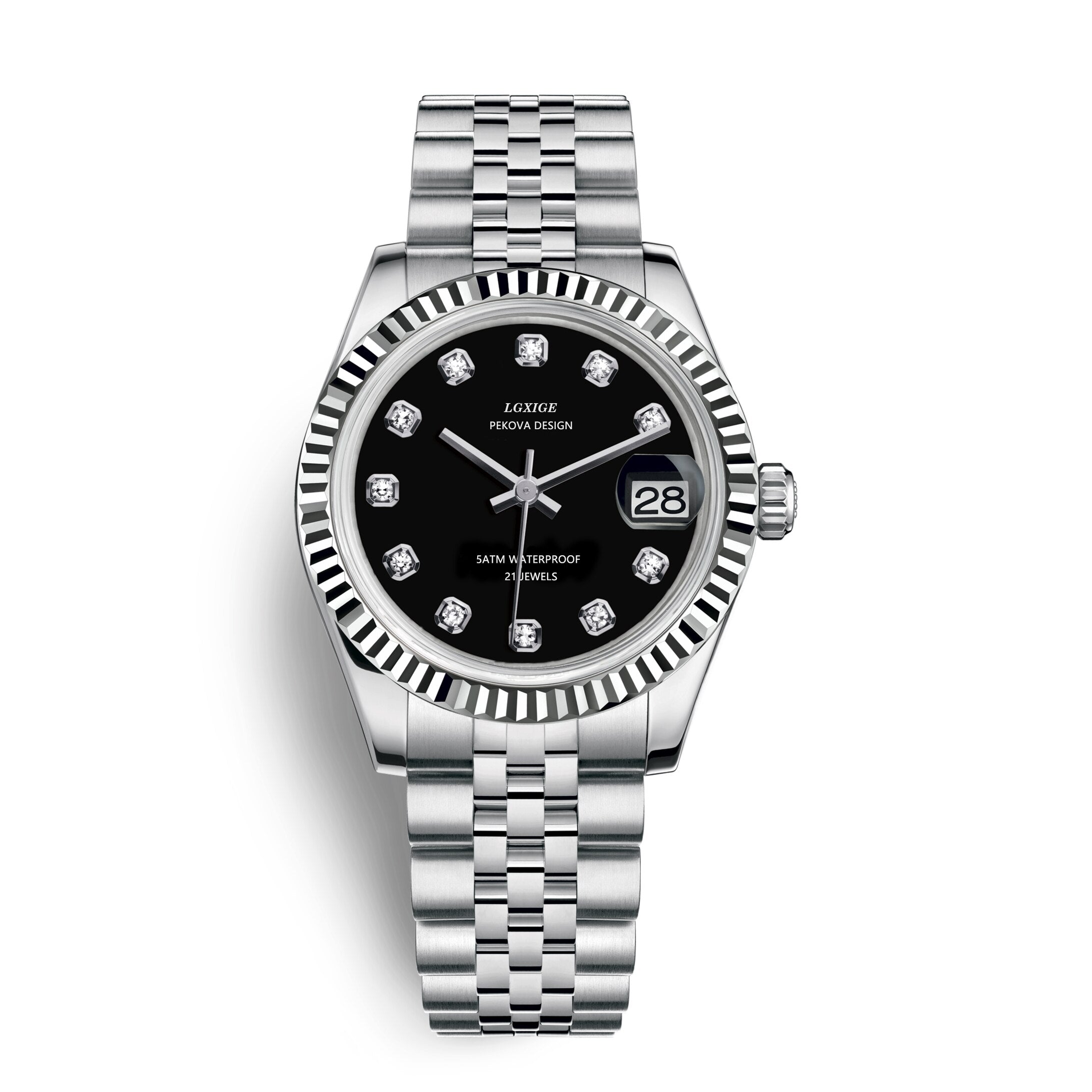 Klassisk armbåndsur i rustfrit stål - Elegance og hverdagspålidelighed