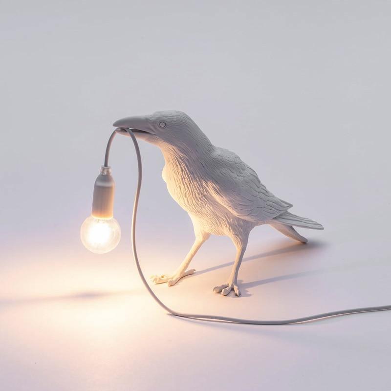 Lampe Décorative —  Corbeau Pour Ambiance Mystérieuse