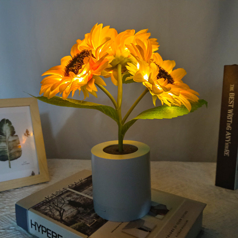 מנורת שולחן LED נטענת USB – תאורה מקורית ואלגנטית 