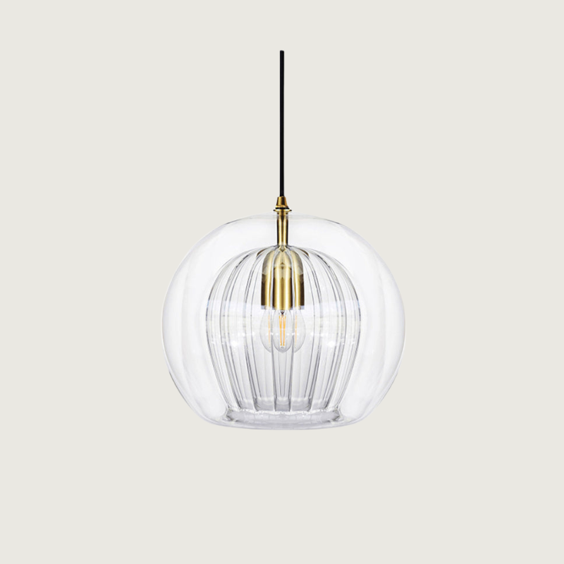 Lampa Suspendată din Sticlă Elegantă și Caldă – Stil și Rafinat 